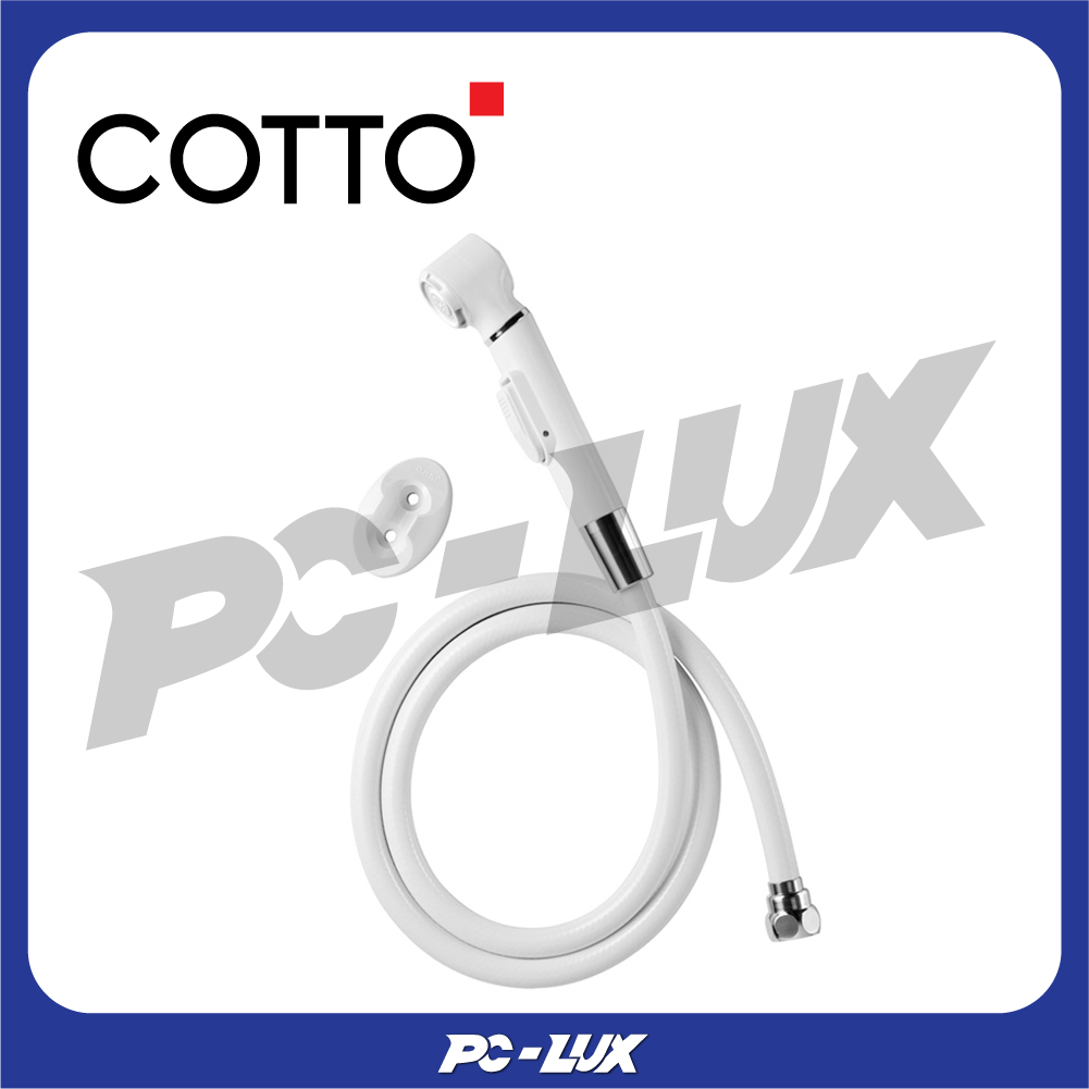 COTTO สายฉีดชำระครบชุด สีขาว รุ่น CT666N#WH(HM)
