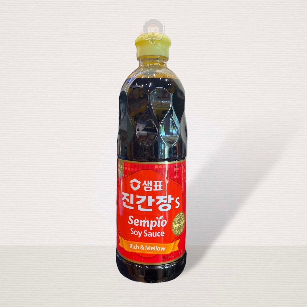 คันจัง ซอสถั่วเหลืองเกาหลี ตราเซมเพียว Sempio Soy Sauce 860ml.