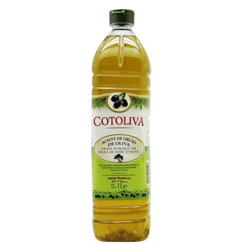 Cotoliva Pomace Olive Oil 1L. โคโตลิวา โพเมซ น้ำมันมะกอก