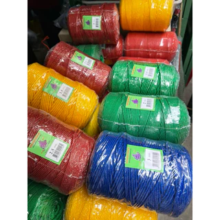 เชือกไนล่อนตราเรือใบ🎈1.5มิล-3.5มิล🎈(เกรด A) ม้วนใหญ่ (เเดง/เขียว/เหลือง/น้ำเงิน)