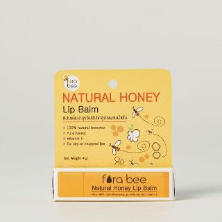 Fora Bee ลิปบาล์ม บำรุงริมฝีปาก สูตรผสมน้ำผึ้ง 4 กรัม