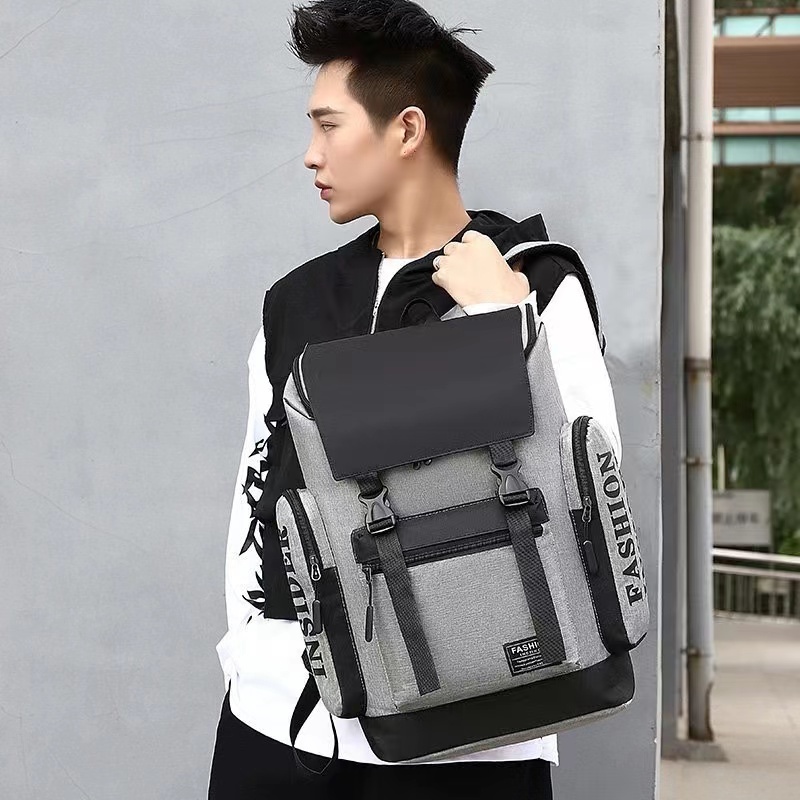 กระเป๋าเป้ผู้ชาย แฟชั่น Backpack รุ่น G017 กระเป๋าเป้