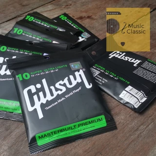 ชุดสุดคุ้ม สายกีต้าร์โปร่ง Gibson แพ็กคู่ 2 ชุด ราคาพิเศษ แถมฟรี ปี๊ก 3 อัน
