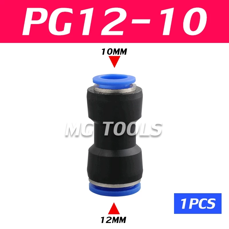 ข้อต่อลม PG ข้อต่อลมตรงสวมเร็ว เสียบสายลม 2 ข้างไม่เท่ากัน thumbnail 10