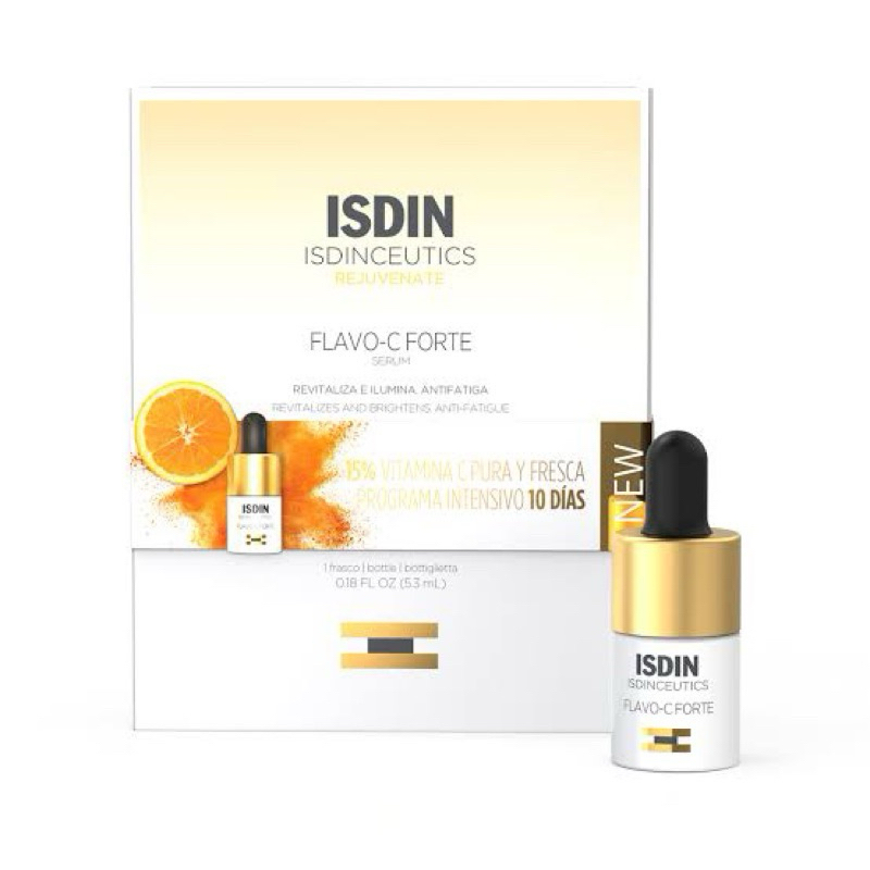 🔥พร้อมส่ง ฉลากไทย ISDIN Flavo C Forte Serum ขนาด 5.3mlX3ขวด หมดอายุ 05/26