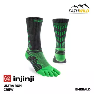 INJINJI ULTRA RUN CREW COOLMAX ถุงเท้าแยกนิ้ว เหมาะกับการวิ่ง การออกกำลังกายที่หนักหน่วง