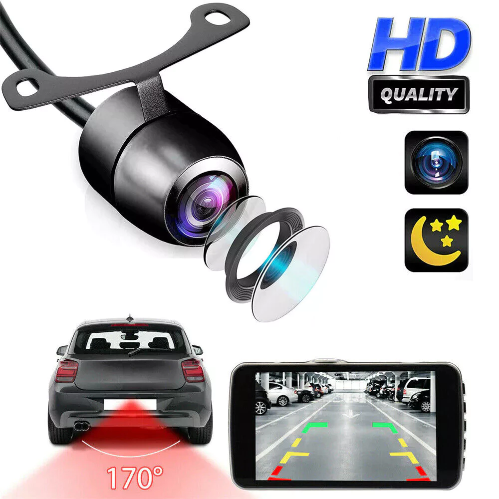 กล้องมองถอยหลังติดรถยนต์Hd 170 IR Night Vision แบบแปะ ทรงปีกผีเสื้อ