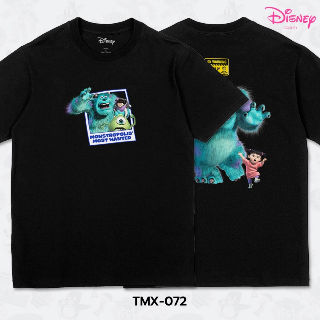 Power 7 Shop เสื้อยืดการ์ตูน "Monster inc." คอลเลคชั่น "Disney Classics" ลิขสิทธิ์แท้ DISNEY(TMX-072)