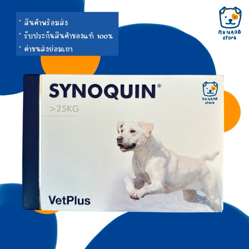 SYNOQUIN EFA Large Breed Tablets อาหารเสริมบำรุงข้อและกระดูก สำหรับสุนัขพันธุ์ใหญ่ (หมดอายุ 06/2025)