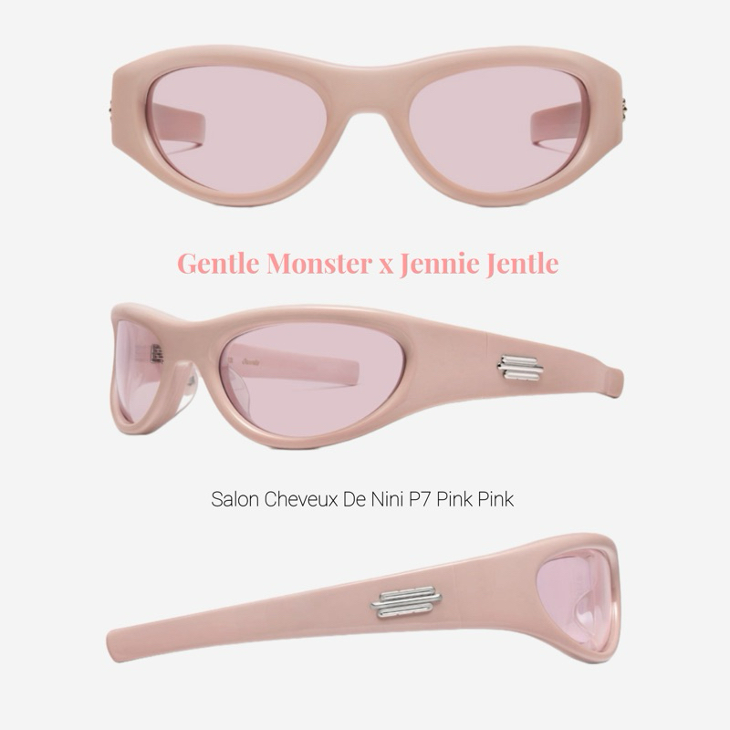 Gentle Monster x Jennie Jentle Salon Cheveux De Nini P7 Pink (แท้ 100% จากเกาหลี)