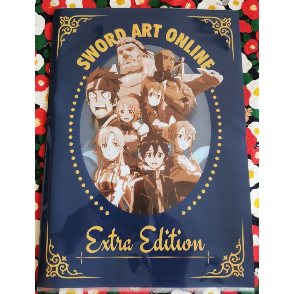 Sword art online Extra edition แฟ้ม A4 แบบสอด 1 set มี 4 เล่มค่ะ
