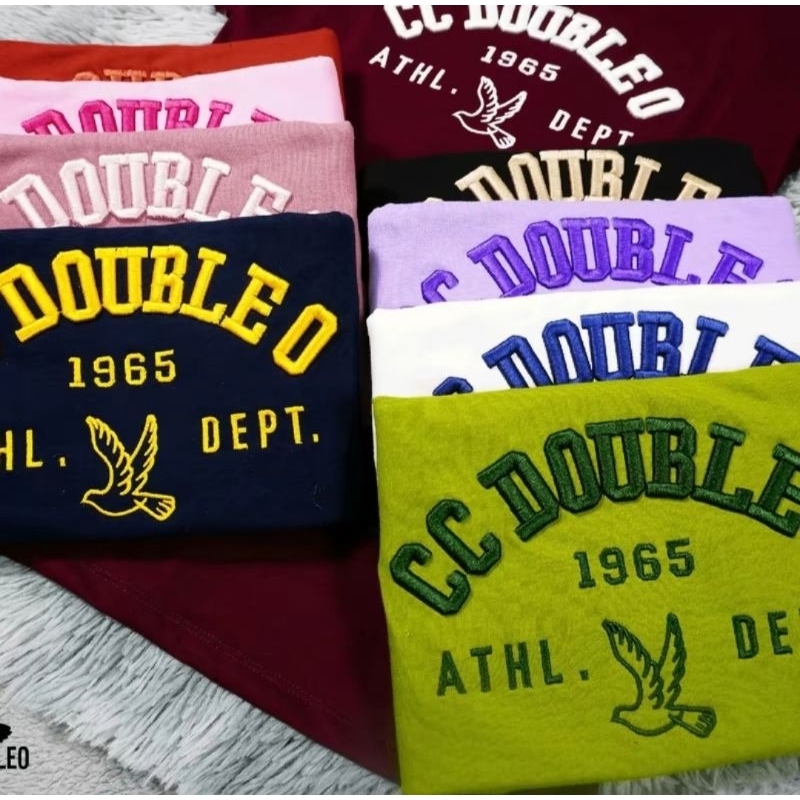 เสื้อยืด CC DOUBLE O 1965 ปักโค้ง คอกลม แขนสั้น ไซส์ S M L XL ผ้านุ่มใส่สบาย ใส่ได้ทั้งผู้หญิง ผู้ชาย