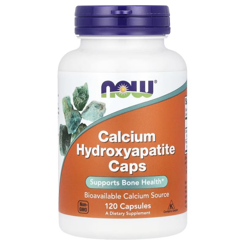 แคลเซียมไฮดรอกซีอะพาไทต์ NOW Foods, Calcium Hydroxyapatite Caps, 120 Capsules