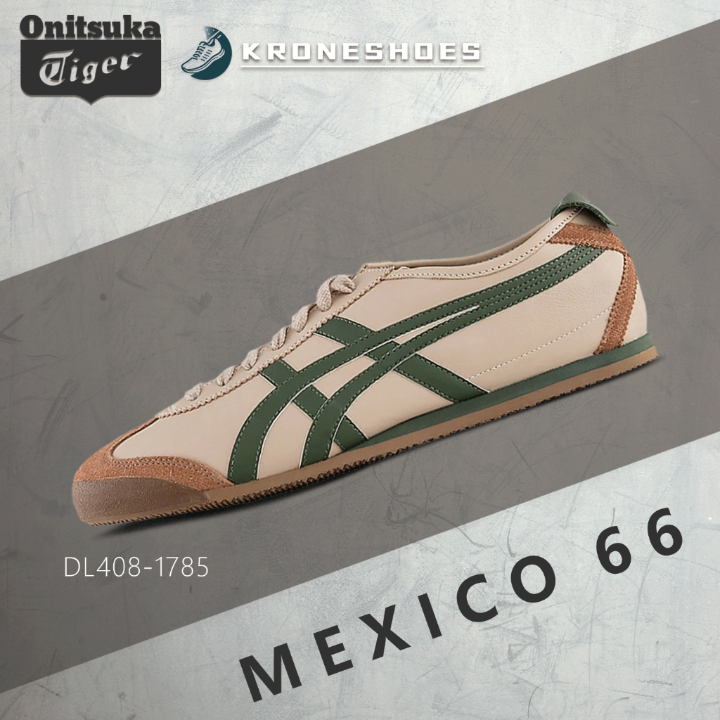ของแท้ 100% Onitsuka tiger MEXICO 66 DL408-1785  รองเท้าผ้าใบ ได้ทั้งชายและหญิง