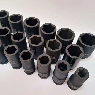 ลูกบล็อกยาว 3/4"(6หุน) บล็อกลม(IMPACT SOCKET)เบอร์ 17 19 21 22 23 24 26 27 28 29 30 32 .. มม.