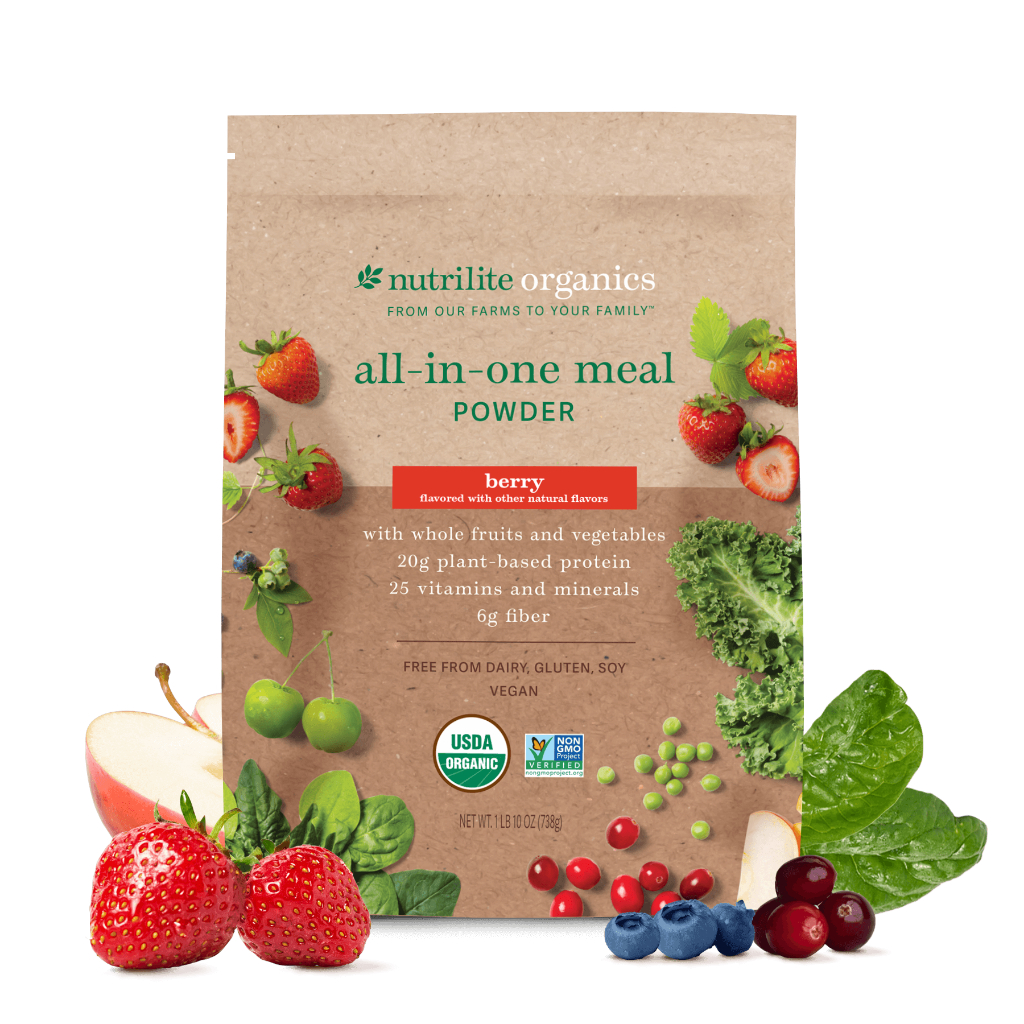 Nutrilite™ Organics All-in-One Meal Powder – Berry