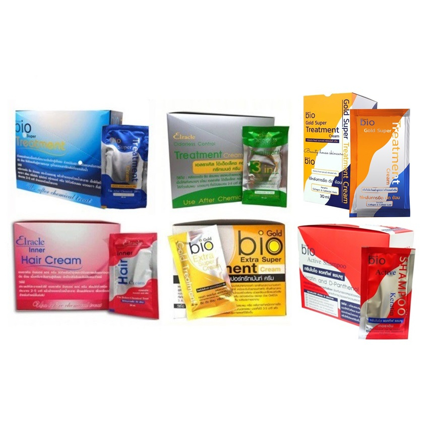 ***ยกกล่อง*** Bio super treatment กรีนไบโอ ซุปเปอร์ ทรีทเมนท์ ครีมหมักผม