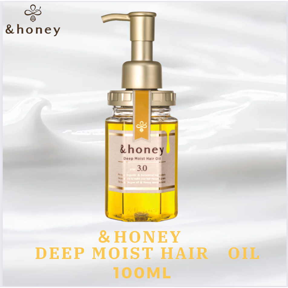 [＆honey] 【Bottle】Deep Moist Hair Oil 3.0 100ml  [Direct from Japan]