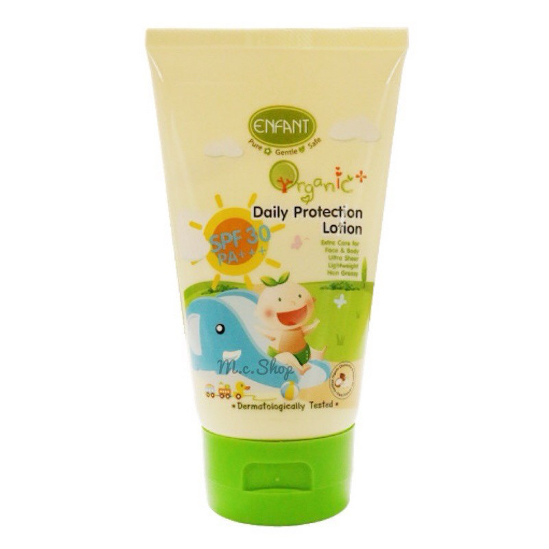 Enfant Organic plus Daily Protection Lotion  กันเเดด