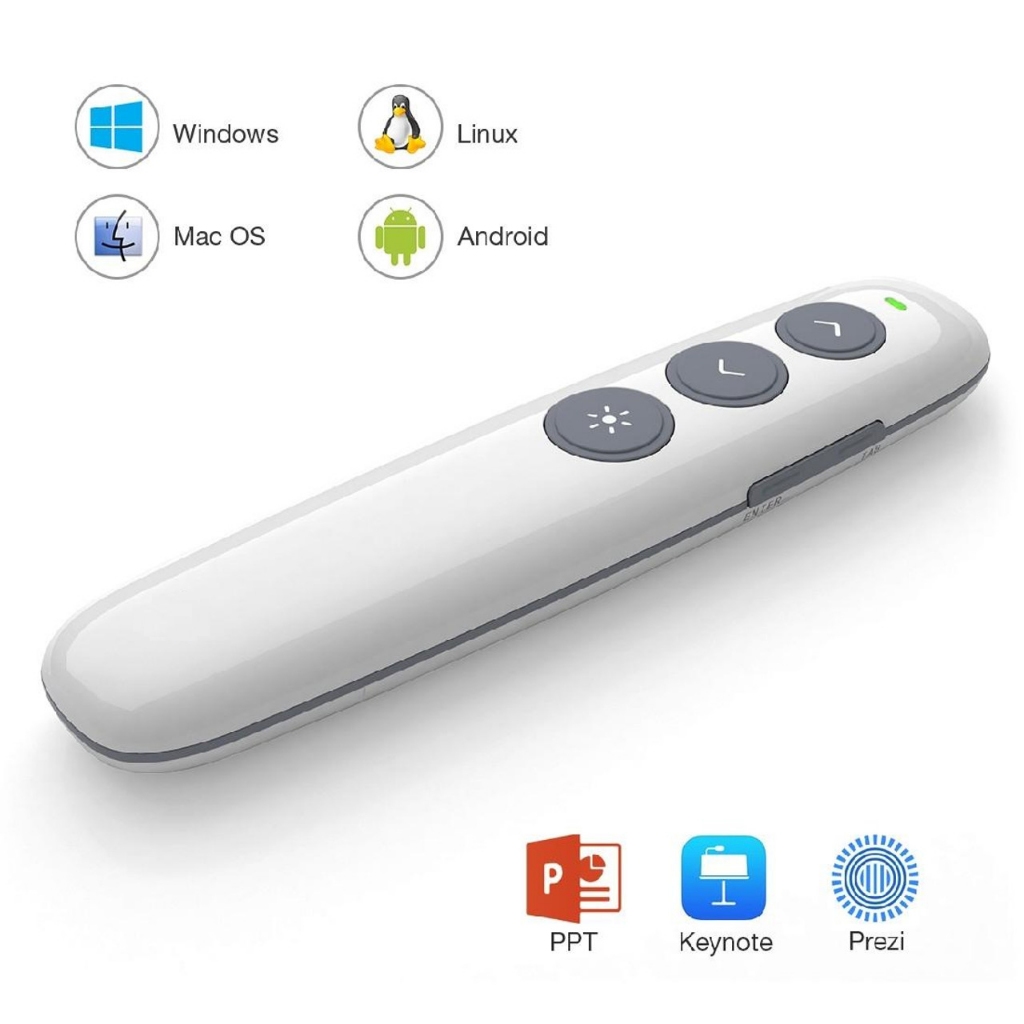 2.4GHz Rechargeable Powerpoint Presentation Wireless Cliker Remote Control Pen Y-11