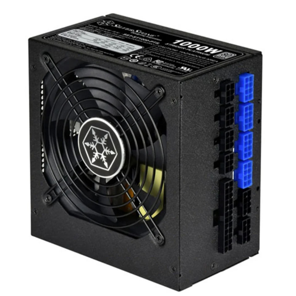 POWER SUPPLY (อุปกรณ์จ่ายไฟ) SILVERSTONE STRIDER - 1000W 80 PLUS PLATINUM (ST1000-PTS)