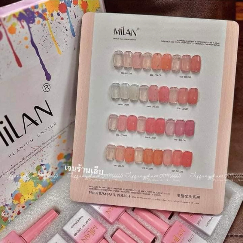 ✨พร้อมส่ง✨เซตสีไซรัป โทนสุขภาพดี พร้อมกรอบ สีสวย ครบทุกเฉด milan มิลาน