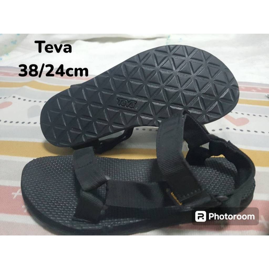 ✅ Teva รองเท้าแตะแบบรัดส้น มือสอง size:38//24 cm