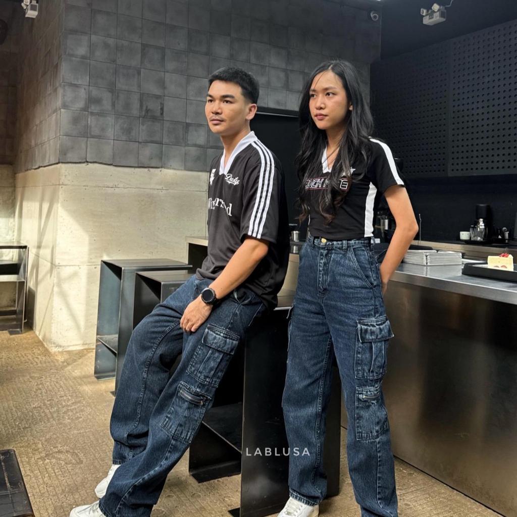 รหัส L217 กระบอกคาร์โก้แต่ซิป ดำมิดไนท์