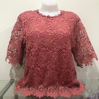 พร้อมส่ง🌺เสื้อลูกไม้รอบอก46-48นิ้ว#เสื้อใส่เที่ยว#เสื้อออกงาน#มี15สีให้เลือกค่ะ