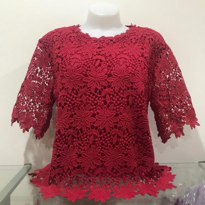 พร้อมส่ง เสื้อลูกไม้รอบอก46-48นิ้ว#เสื้อใส่เที่ยว#เสื้อออกงาน#มี15สีให้เลือกค่ะ
