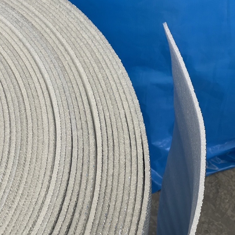 #ฉนวนกันความร้อน PE แบบ1หน้า กว้าง 90 cm. x หนา 5 mm.
