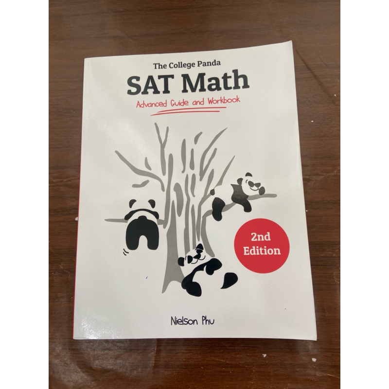 หนังสือเตรียมสอบ the college panda sat math advance guide and workbook (2nd edition) หนังสือมือสอง