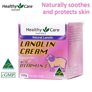 Healthy Care Lanolin Cream with Vitamin E 100 g. ครีมรกแกะ