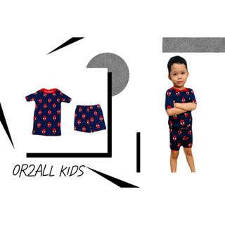 🍄ชุดนอนเด็ก เซต 2ชิ้น  สลิมฟิตลายซุปเปอร์ฮีโร่ 🍄 ลดล้างสต็อก…