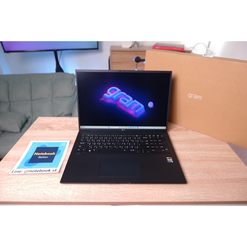 (ของใหม่)LG GRAM 17 (EVO) i5-1340P Ram16 SSD512(GEN4) จอ17" 2K อุปกรณ์ครบกล่อง สเปคสูงมาก จอใหญ่ เคร