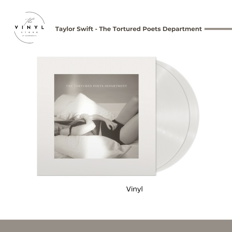 พร้อมส่ง❗ Vinyl Taylor Swift The Tortured Poets Department [Ghosted White 2 LP Bonus Track]