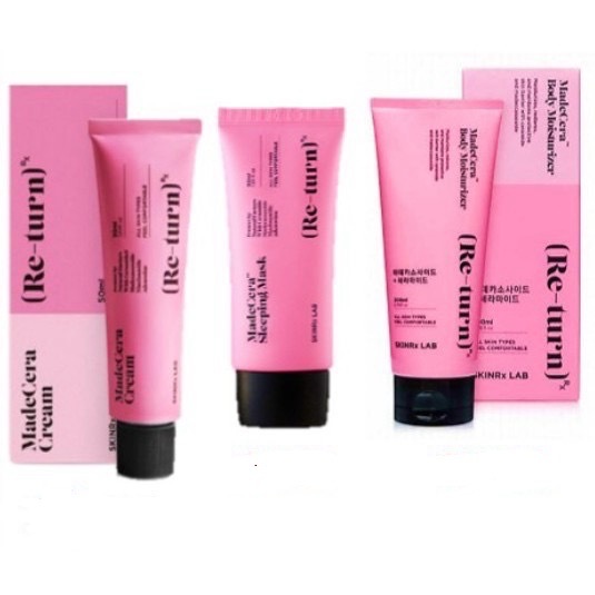 Skinrx Lab Madecera Return Cream ครีมรีเทิร์น หลอดชมพู SKINRx LAB MadeCera Sleeping Mask ขนาด50ml