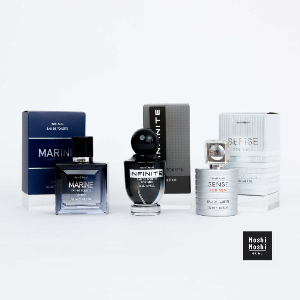 Moshi Moshi Perfume น้ำหอมโมชิโมชิ น้ำหอมผู้ชาย หอมติดทนนาน ขนาด 50 ml. รุ่น 8100020961 และ 8100020967-20968