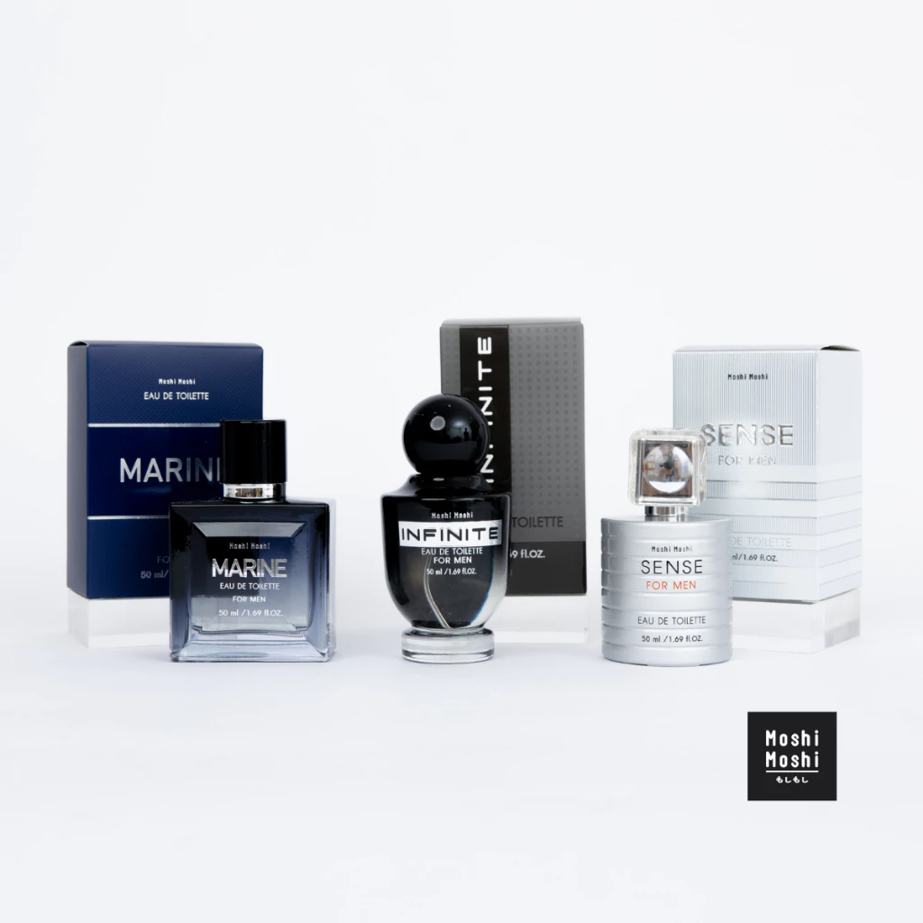 Moshi Moshi Perfume น้ำหอมโมชิโมชิ น้ำหอมผู้ชาย หอมติดทนนาน ขนาด 50 ml. รุ่น 8100020961 และ 8100020967-20968
