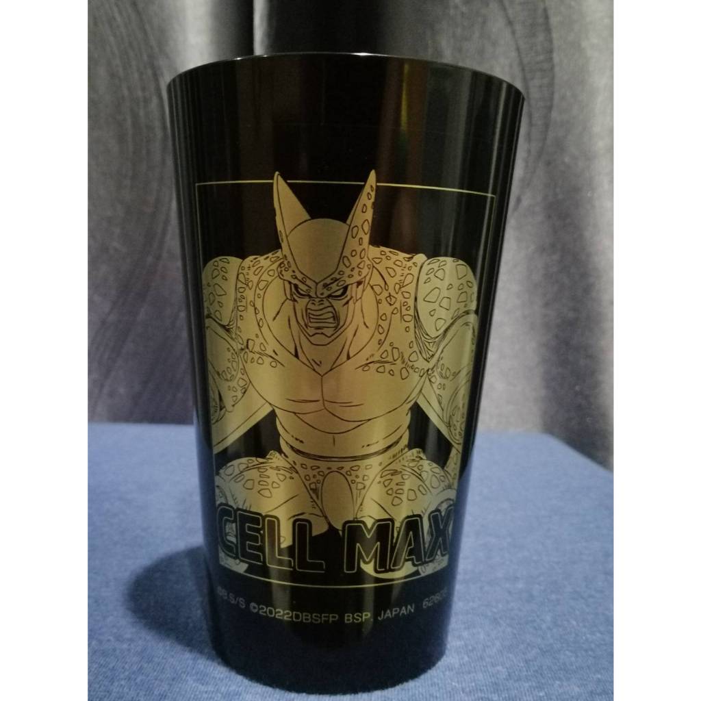 แก้วพลาสติก Ichiban KUJI Dragon Ball VS Omnibus BEAST CELL MAX tumbler ขนาด กว้าง 8 cm. สูง 13 cm.