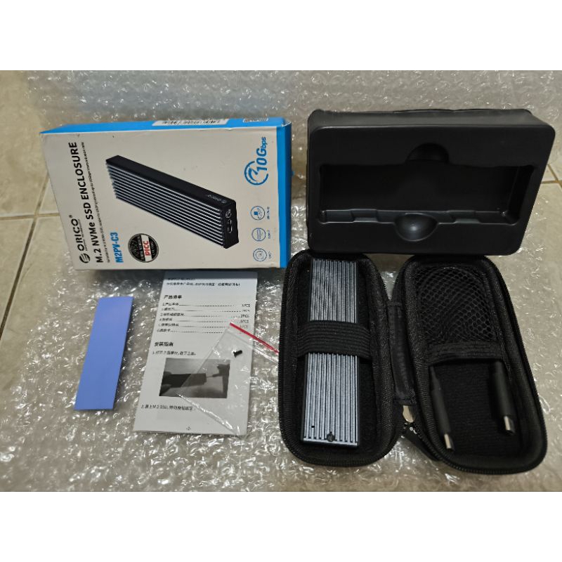 กล่องใส่ M.2 ORICO M2PV-C3 NVMe SSD ENCLOSURE [ มือสอง มีกล่อง ]