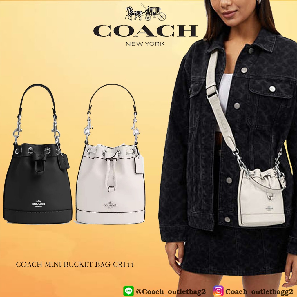 💯Coach MINI BUCKET BAG CR144