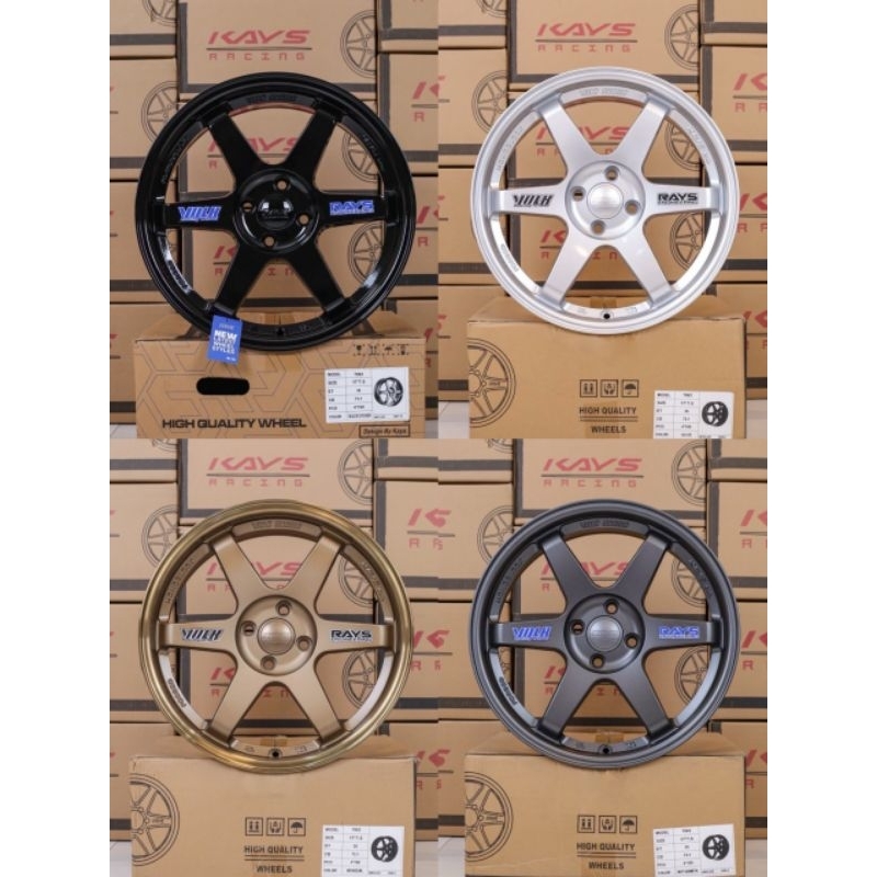 ✅✅ TE37 17*7.5. ET35. 4*100 ราคาต่อวง