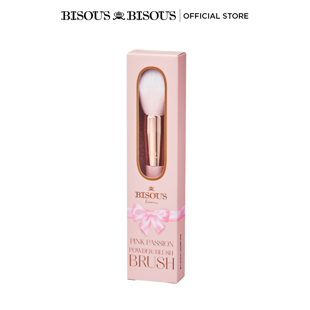 Bisous Bisous PINK PASSION Powder / Blush Brush