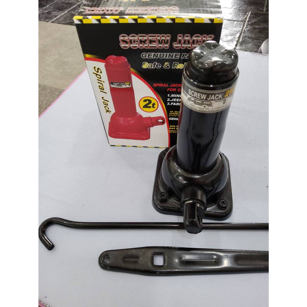 TOYOTA แม่แรงเกลียว เท้าช้าง 2 ตัน พร้อมด้ามขัน ตะขอ รุ่นงานหนัก แม่แรง สินค้าพร้อมส่ง