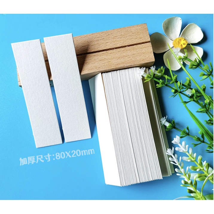 ซับกลิ่นได้ดี ไม่ผิดหวัง กระดาษเทสน้ำหอม สี่เหลี่ยมผืนผ้า 2*8 Cm 100 ชิ้น 005974
