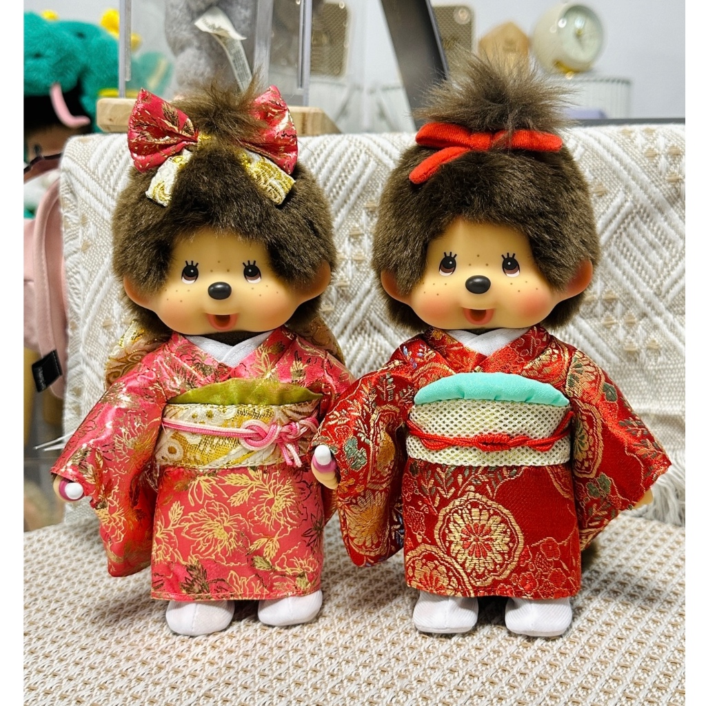 🚗พร้อมส่ง 🇯🇵 ตุ๊กตา ม่อนชิชิ 🐒 𝑴𝒐𝒏𝒄𝒉𝒉𝒊𝒄𝒉𝒊 Rare item Kimono สุดฮิต