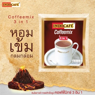 แพ็คคู่สุดคุ้ม [2 ถุง 60 ซอง] อินโดคาเฟ่ กาแฟปรุงสำเร็จ 3อิน1 ขนาด 30 ซอง