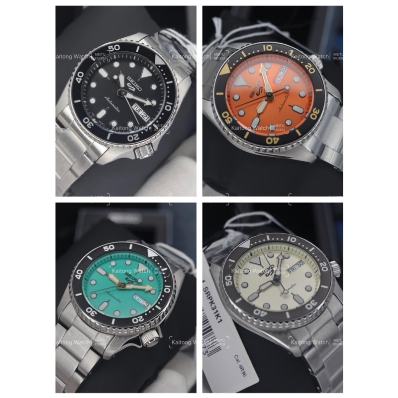 พร้อมส่ง Seiko 5 Sports ขนาด38มม. SRPK29K,SRPK35K, SRPK33K, SRPK31K