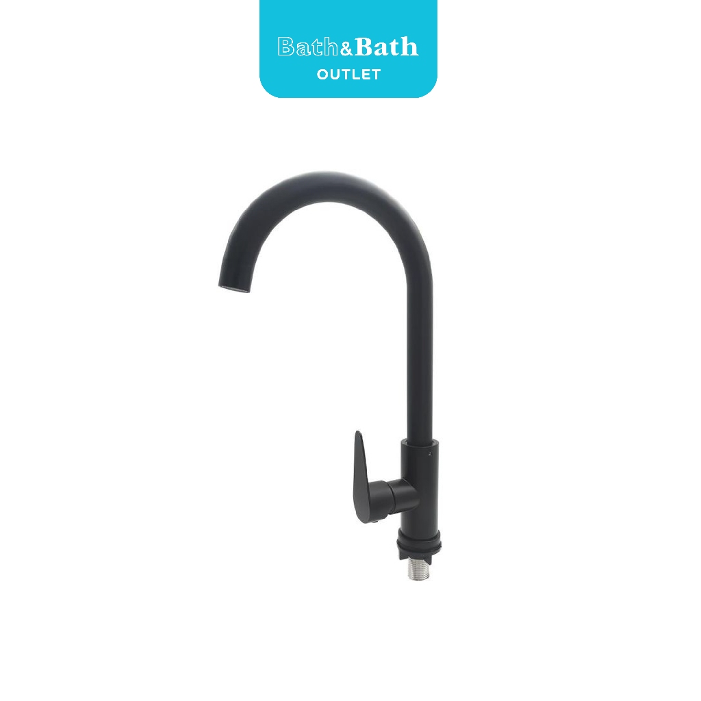 BATH&BATH BT-C7 ก็อกซิงค์ติดเคาเตอร์ ดำ